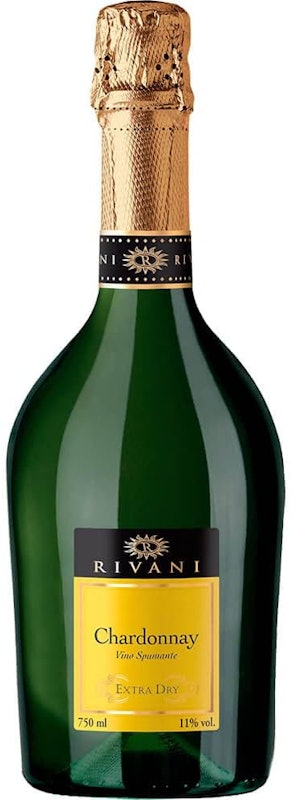 Vinho Italiano Espumante Rivani Chardonnay Extra Dry 1