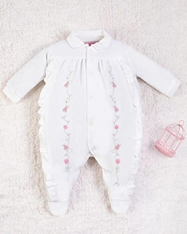Saída Maternidade Plush Bordado Joaninhas 3