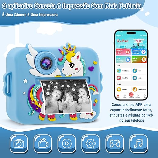 Câmera Infantil Portátil Digital Antuvi 4