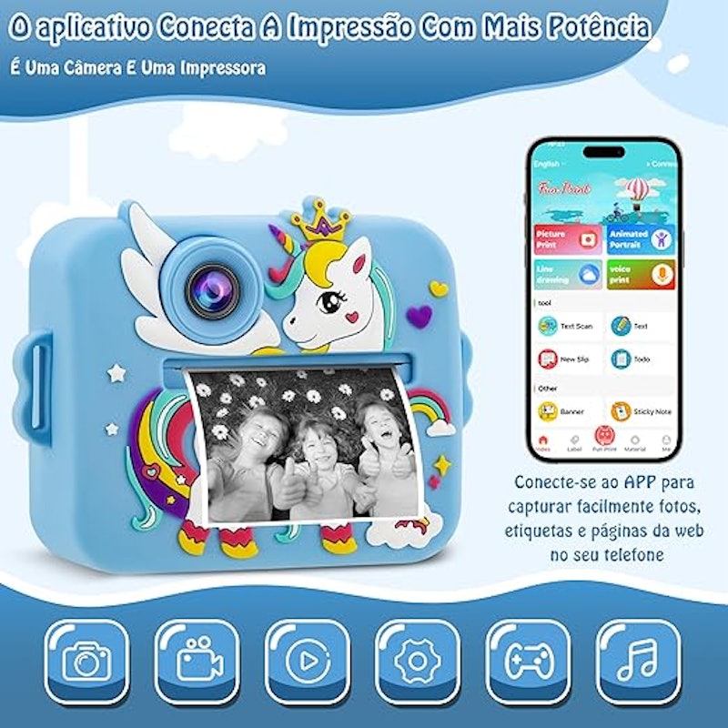 Câmera Infantil Portátil Digital Antuvi 4