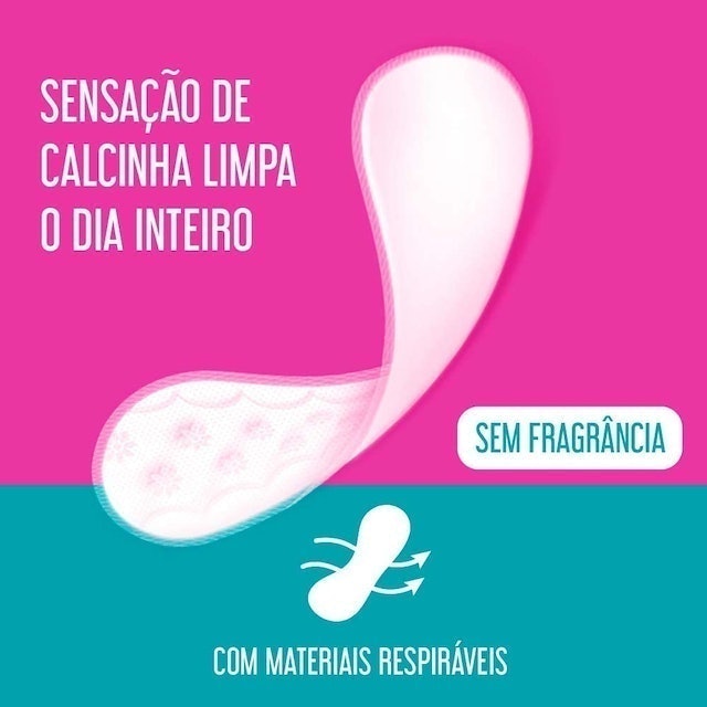 Protetor Diário Carefree TodoDia sem Perfume com 80 Unidades 2