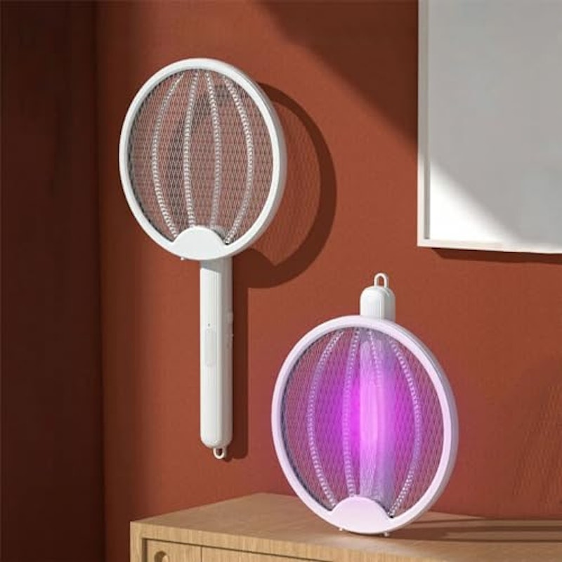 Raquete Mata-Mosquito Elétrica 4 em 1 Luz UV Automático Leva Pro Pet 3