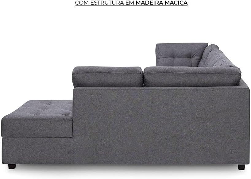 Sofá de Canto 6 Lugares Herval Gran 4
