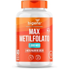 Max Metilfolato L-Metilfolato de Cálcio 1000 mcg