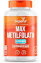 Max Metilfolato L-Metilfolato de Cálcio 1000 mcg