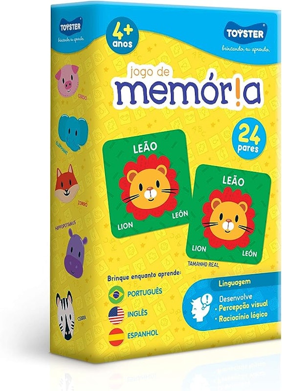 Jogo de Memória – Português, Inglês e Espanhol 1