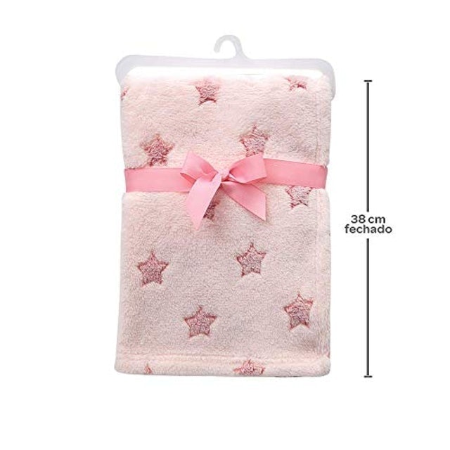 Mantinha Estrelinhas Rosa 3