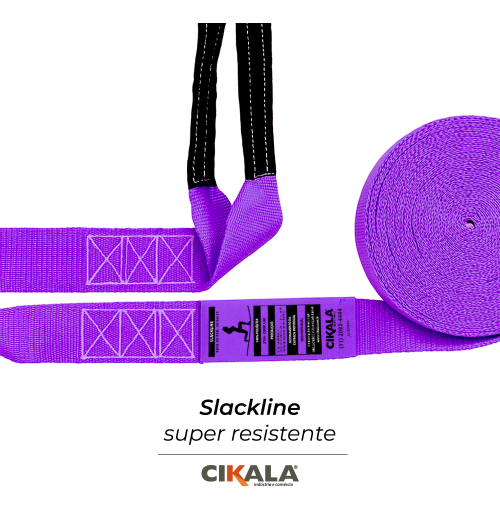 Slackline Roxo Cikala 2