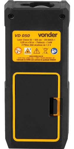 Medidor de Distância a Laser 50 m Vonder 4
