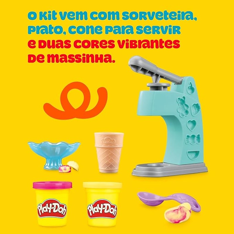 Mini Sorveteria Divertida Play Doh 4