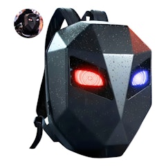Mochila Urbana Led Iron Man Preta 20 L