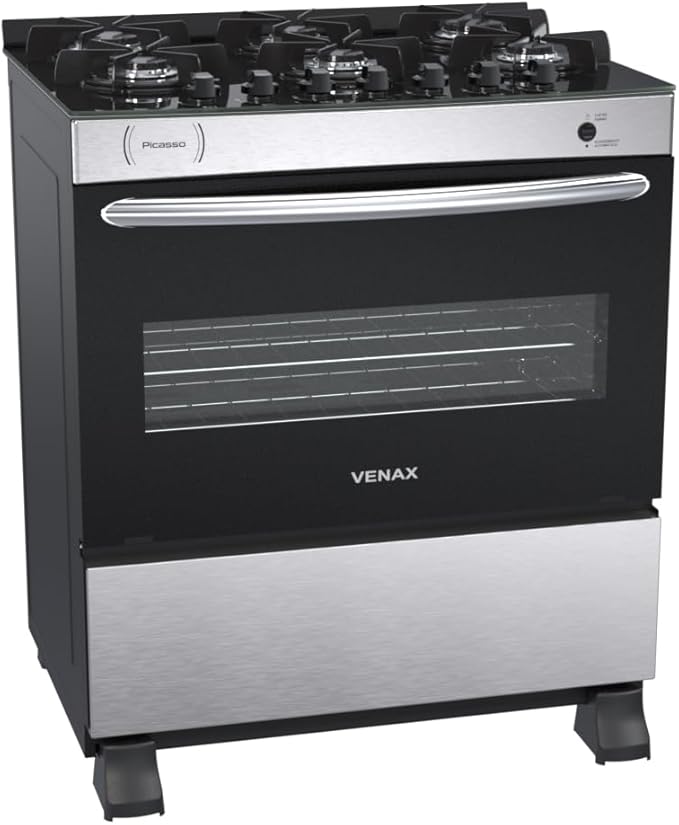 Fogão 6 Bocas Venax Picasso Vitreo 1