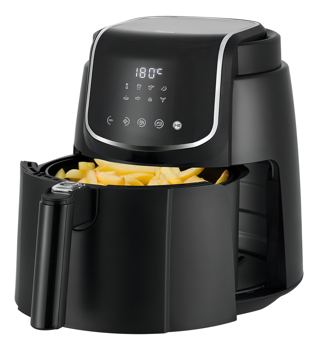 Fritadeira Airfryer Digital 4L Desidratadora Midea GourmetFry Preta 2