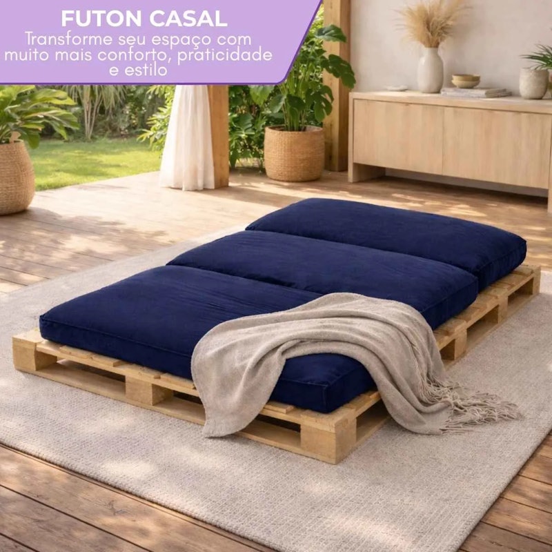 Sofá-cama Futon Slim Casal 4