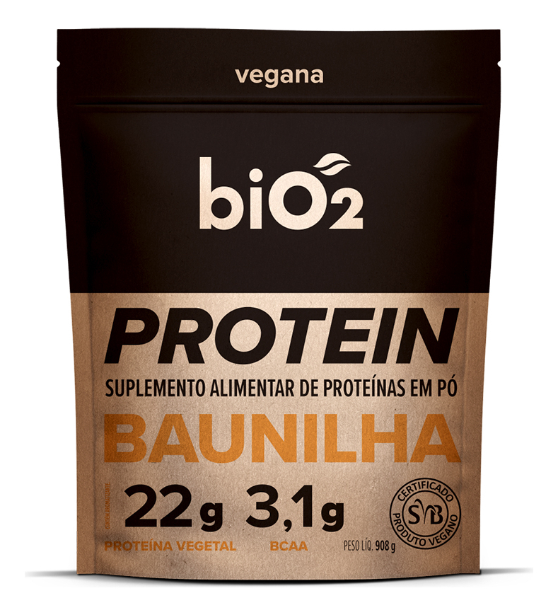 Proteína Vegetal de Arroz e Ervilha Sabor Baunilha Vegana 1