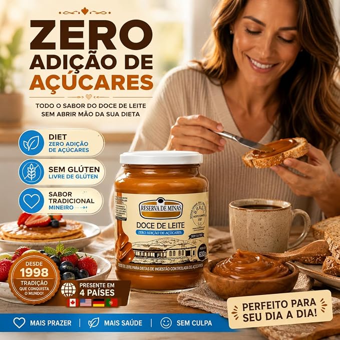 Doce de Leite Diet Reserva de Minas  3