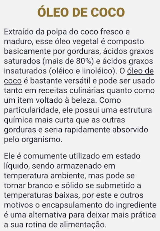 Óleo de Cártamo + Coco + Chia + Cromo + Vit E 2