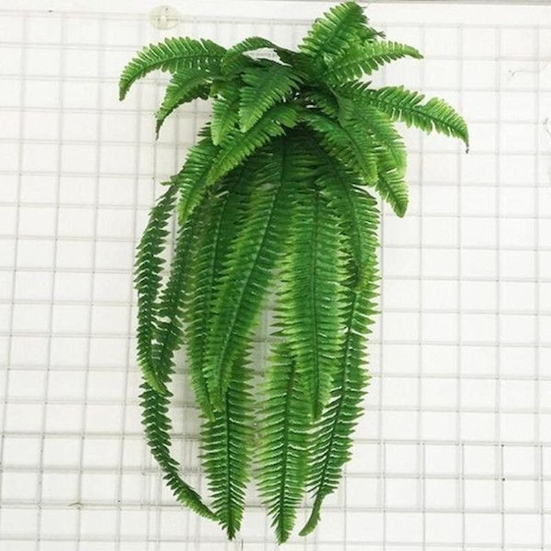 Samambaia Artificial Pendente Realista para Decoração 2