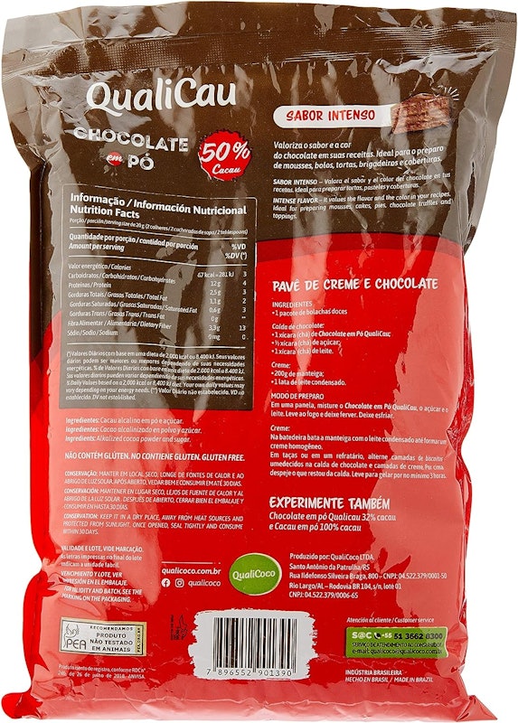 Qualicau Chocolate em Pó 50% 2
