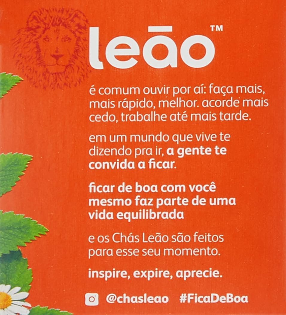 Chá Leão Camomila em Sachês 3