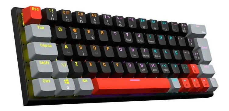 Teclado Mecânico PCYes Kuromori Black Vulcan 4