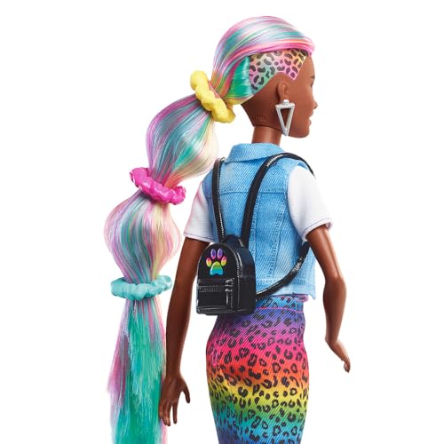 Barbie Fashion & Beauty Boneca Penteado Arco-íris 4