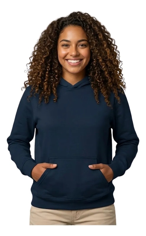 Blusão Básico Feminino com Capuz Moletom Stretch Flanelado 3