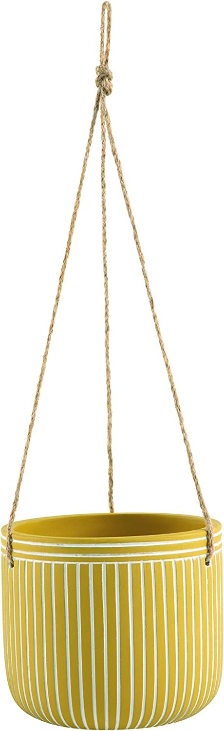 Kit Cachepot Pendente Em Cimento 2