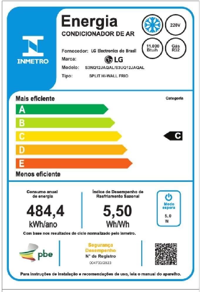 Ar-Condicionado LG AI Dual Inverter Compact 12.000 BTUs Frio (220 V) 5