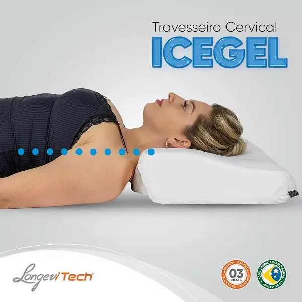 Travesseiro Cervical Ice Gel 2