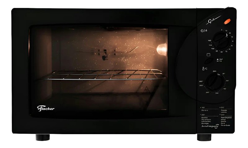 Forno Elétrico de Bancada Fischer Grill Black 1