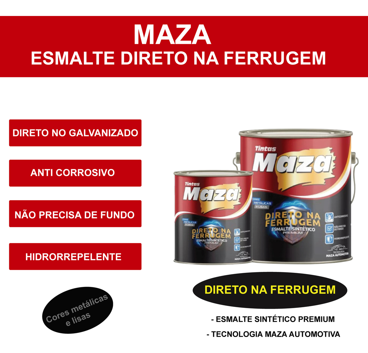 Esmalte Sintético Direto na Ferrugem 2