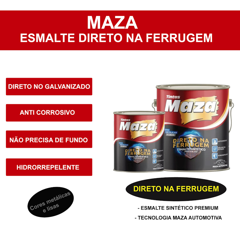 Esmalte Sintético Direto na Ferrugem 2