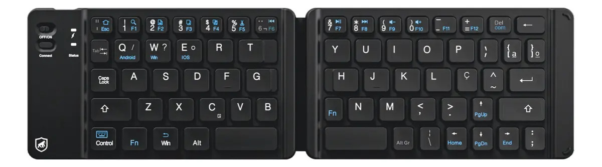 Mini Teclado Dobrável sem Fio Armor Gshield 1