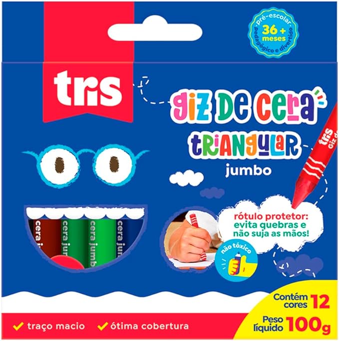 Top 10 Melhores Gizes de Cera  (Jumbo, Escolar e mais) 2
