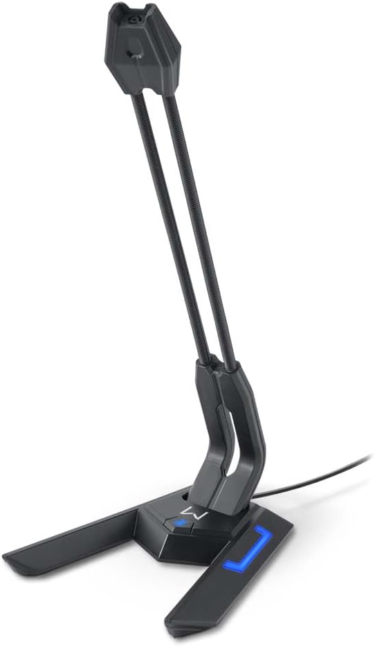 Microfone Warrior Olier com LED Multilaser 1