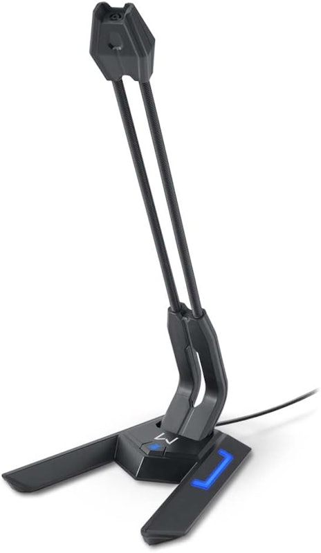 Microfone Warrior Olier com LED Multilaser 1