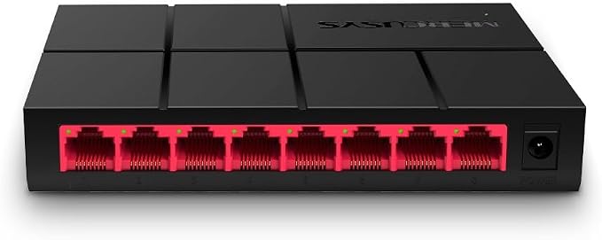 Switch Gigabit de 8 Portas 10/100/1000 Mbps 1