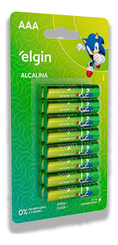 Pilha Alcalina AAA Palito 1