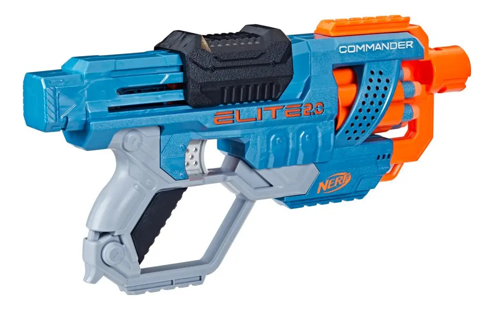 Lança Dardos Nerf Elite 2.0 Commander RD-6 4