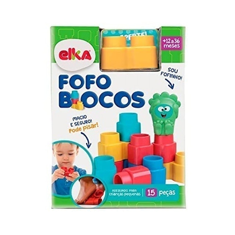 Brinquedo para Montar Fofo Blocos 1