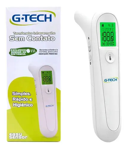 Termômetro Digital Infravermelho sem Contato Easy Sensor G-Tech 5