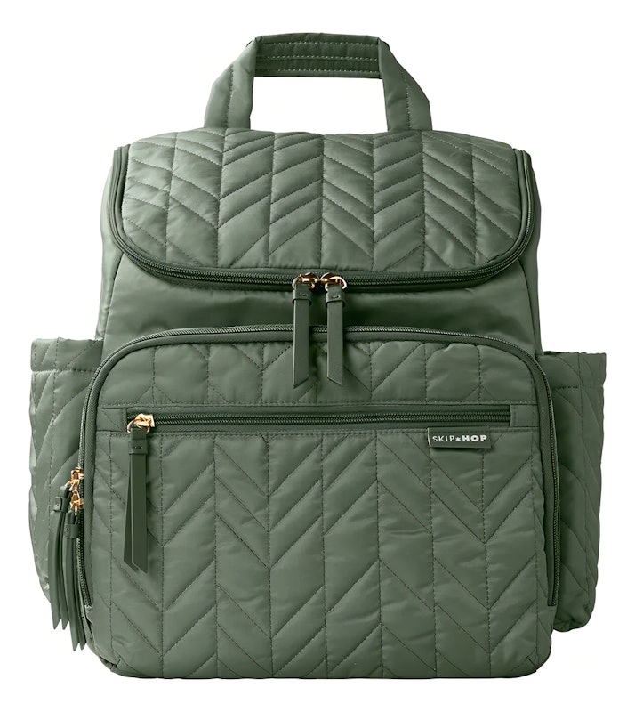 Mochila Maternidade Forma Verde Sálvia Skip Hop 1