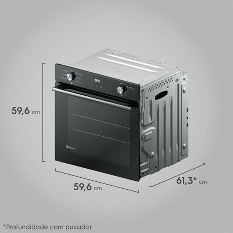 Forno de Embutir Electrolux Elétrico 80 L Efficient com PerfectCook360 4