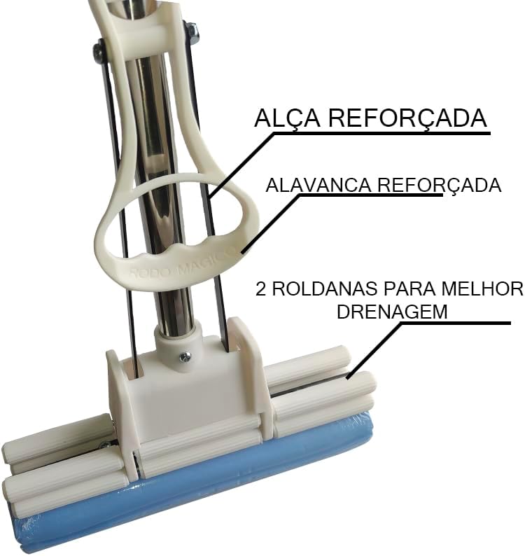 Rodo Mágico Original Multiuso com Alavanca 2