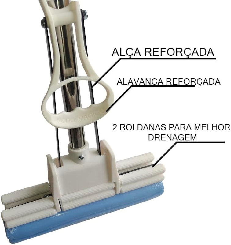 Rodo Mágico Original Multiuso com Alavanca 2