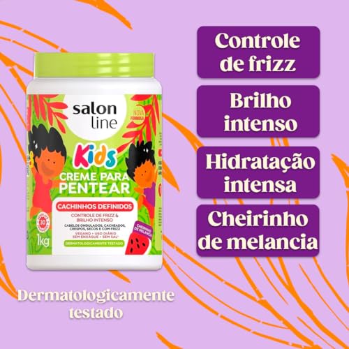Creme para Pentear Kids Cachinhos Definidos Salon Line 4