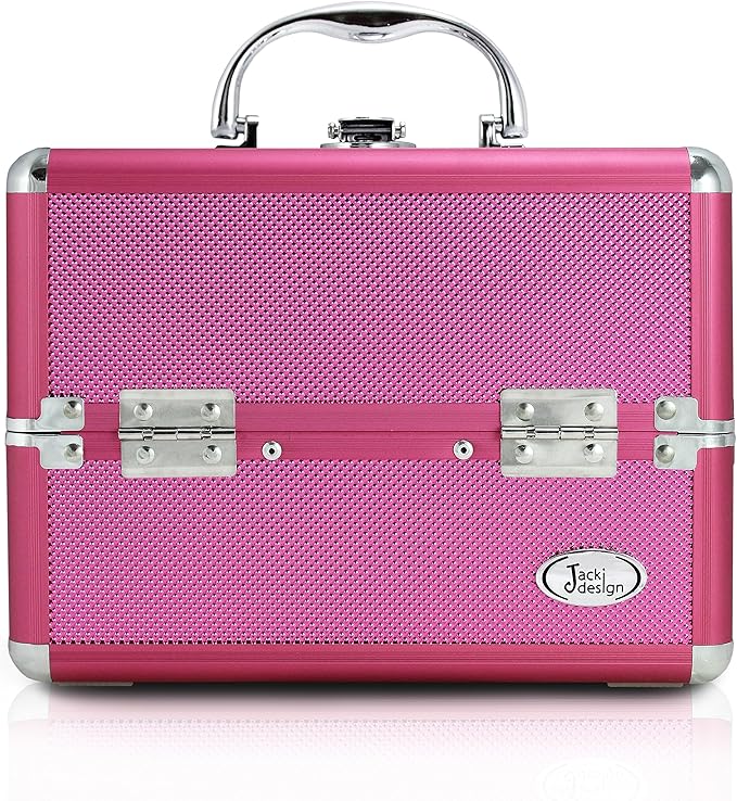 Maleta Profissional de Maquiagem Jacki Design - Pink 1