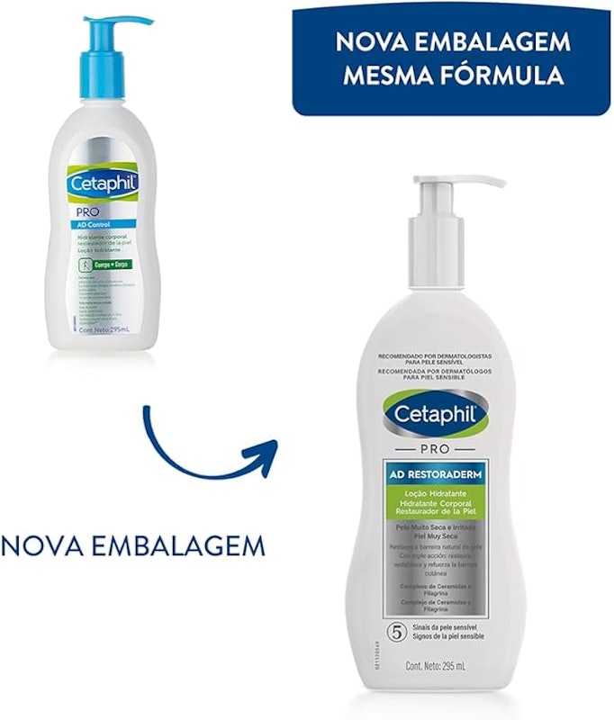 Loção Hidratante Corporal AD Restoraderm Pro 2