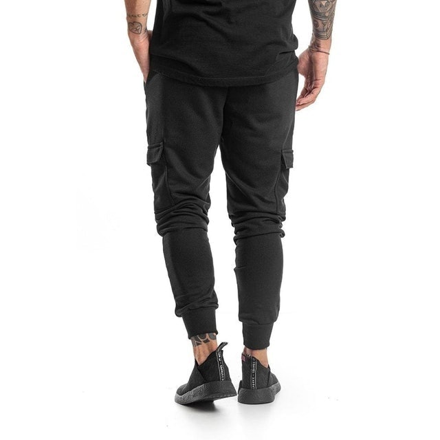 Calça Cargo Masculina Preta Overtraining 3